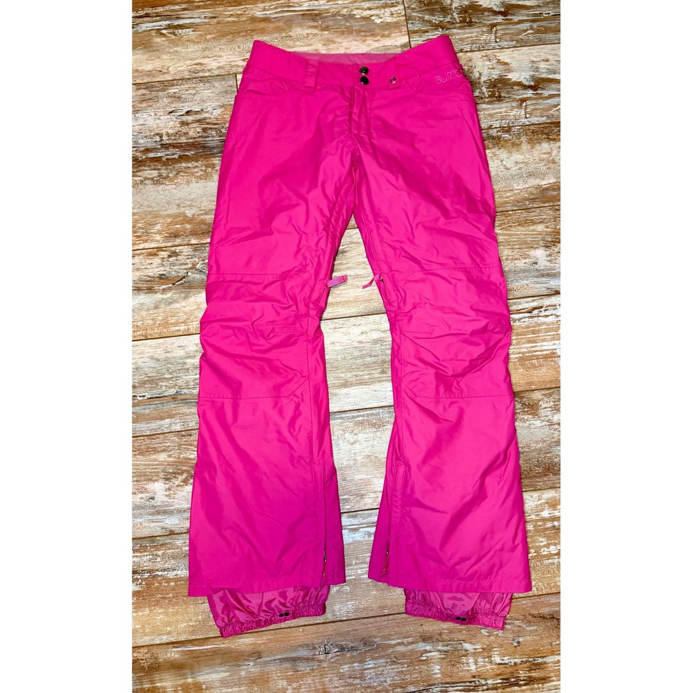 Burton Society DryRide Snow Pants Pink Womens XS Insulated Ski Snowboard